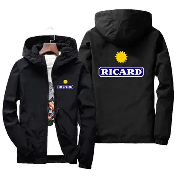 2023 RICARD, Мужская Куртка-бомбер, Весна-Осень, хип-Хоп, Большие Размеры, Ветровка, Спортивная Куртка на молнии, Мужская куртка