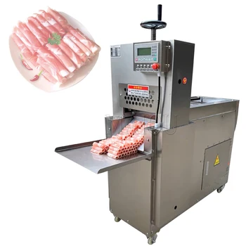 Коммерческий полностью автоматический станок для резки замороженного мяса говядины и баранины с ЧПУ/Коммерческое оборудование для резки рулонов