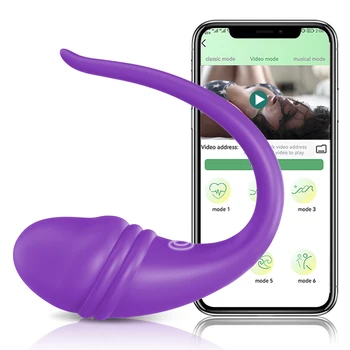 Приложение Bluetooth Вибратор для женщин G Spot Беспроводной пульт дистанционного управления Вибрирующее яйцо Стимулятор клитора Женские трусики Секс-игрушка
