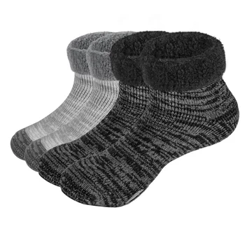 1 пара носков с плюшевой подкладкой, домашние напольные носки, противоскользящие носки, утолщенная плюшевая изоляция, тапочки, носки