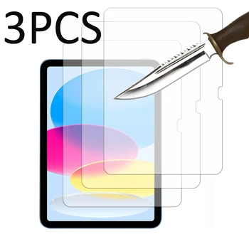 3 Упаковки защитного стекла для iPad 7-го, 8-го, 9-го, 10-го поколения 2022 air 2 3 4 5 6 7 mini pro 11 защитная пленка 10,2 10,9 