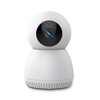 WESECUU 3MP Smart Mini WiFi IP-камера Беспроводная Безопасность в помещении Домашняя Камера видеонаблюдения WIFI PTZ-Камера
