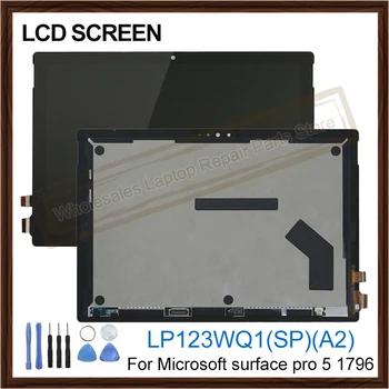 Оригинал для Microsoft SurfacePro 5 1796 ЖК-экран LP123WQ1 (SP) (A2) 12,3 