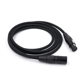 1шт Япония Canare Чистый черный XLR Аудио Сбалансированный кабель, Микрофонный Аудиокабель