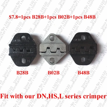 Набор обжимных штампов для контактных клемм с открытым цилиндром dupont connector ($ 7,8 = 1 шт. B28B + 1 шт. B02B + 1 шт. B48B)