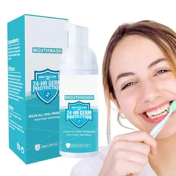 Зубная паста с пеной для отбеливания зубов, ультратонкая муссовая зубная паста для глубокой очистки и удаления пятен, Уход за полостью рта, Натуральная зубная паста