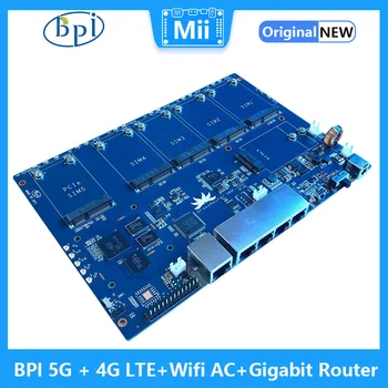 Banana PI BPI 5G + 4G LTE + Wifi AC + Гигабитный Мультиплексный Агрегированный маршрутизатор