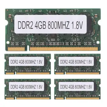 5ШТ DDR2 4 ГБ оперативной памяти ноутбука 800 МГц PC2 6400 SODIMM 2RX8 200 контактов для оперативной памяти ноутбука Intel AMD