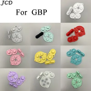 JCD 1 комплект Высокого Качества Для Gameboy Pocket GBP Резиновые Проводящие Кнопки Силиконовые Накладки A B D-pad Start Select Замена Клавиатуры