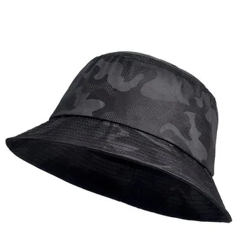 2022 Новые шляпы-ведра, Дышащая Летняя Солнцезащитная Панама, мужская однотонная шляпа для загара, Уличная Походная Рыбацкая пляжная кепка Унисекс