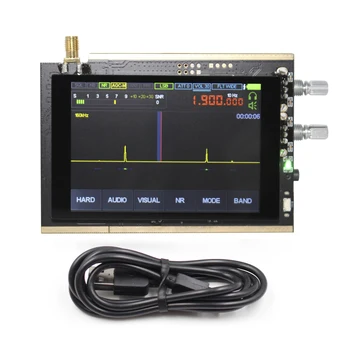 1.10B 50 кГц ~ 2 ГГц Малахитовый приемник SDR Программное Радио DSP All Mode Receiver AM SSB NFM WFM CW Аналоговая Модуляция 3,5 Дюйма IPS