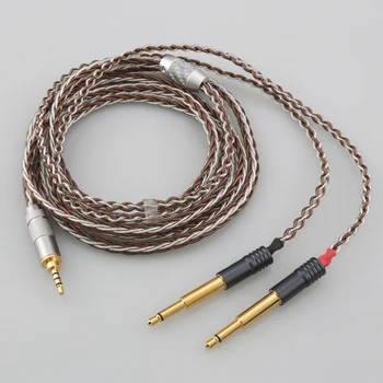 2,5 мм Сбалансированный 8-жильный кабель для обновления наушников с оплеткой для Meze 99 Classics
