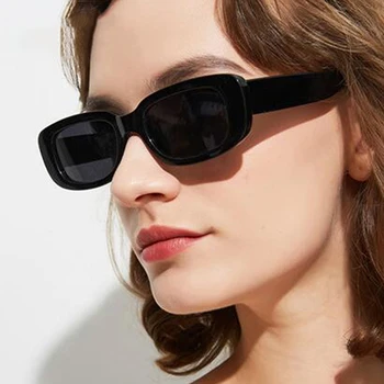 Солнцезащитные очки для велоспорта, Винтажные, новые Модные Летние Солнцезащитные очки в маленькой квадратной оправе для женщин, прямоугольные солнцезащитные очки в стиле панк, оттенки очков