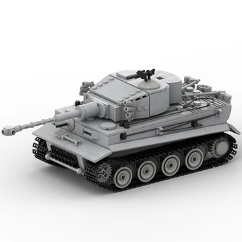 НОВЫЙ 905ШТ WW2 Военный MOC Немецкий Тигр 1 Модель тяжелого танка креативные идеи высокотехнологичная Детская игрушка подарок на День рождения Бронированный Автомобиль Блоки